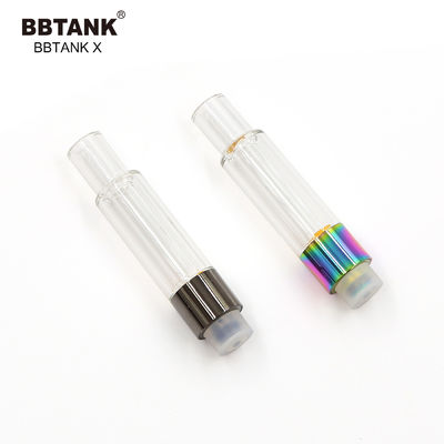 1.2ml 55mm CBD তেল সম্পূর্ণ সিরামিক Vape কার্তুজ সব 510 ব্যাটারি ফিট