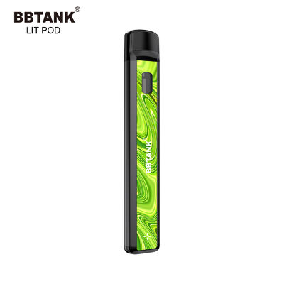 রিচার্জেবল ব্যাটারি সিরামিক কয়েল 1.0ml cbd তেল ডিসপোজেবল vape pod ডিভাইস
