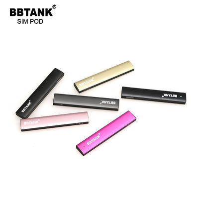 FDA 3.5V 0.8g CBD ডিসপোজেবল Vape ডিভাইস পড অ্যালুমিনিয়াম খাদ