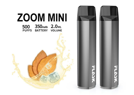 বিশুদ্ধ স্বাদ 2.0ml 350mAh পড সিস্টেম ডিভাইস 500 Puffs ডিসপোজেবল Vape