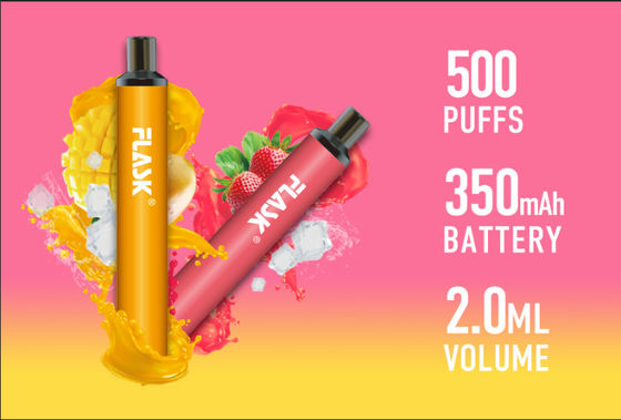 নিষ্পত্তিযোগ্য 2ml ইলেকট্রনিক তরল সিগারেট 350mah Refillable Pod Vape