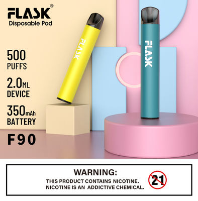 নিষ্পত্তিযোগ্য 2ml ইলেকট্রনিক তরল সিগারেট 350mah Refillable Pod Vape
