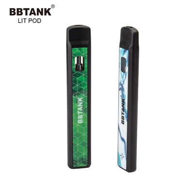 সম্পূর্ণ গ্রাম 530mAh স্লিম ডেল্টা 10 ডিসপোজেবল ভ্যাপ পেন সিরামিক কয়েল