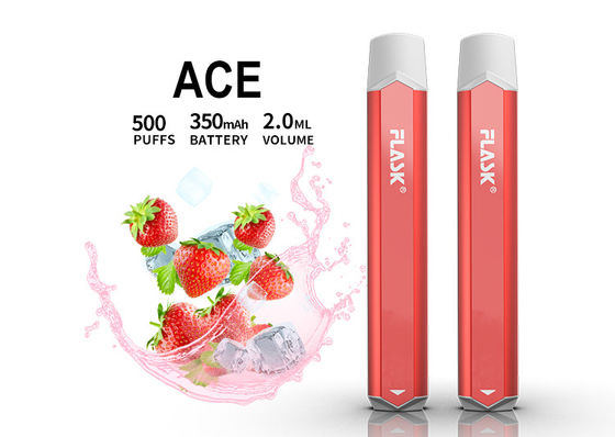 500mah 20mg স্বাদযুক্ত ভ্যাপোরাইজার পেন অ্যালুমিনিয়াম খাদ স্মোক নিক ডিভাইস
