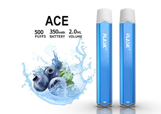 500mah 20mg স্বাদযুক্ত ভ্যাপোরাইজার পেন অ্যালুমিনিয়াম খাদ স্মোক নিক ডিভাইস