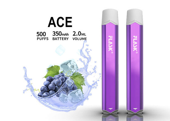 Grape Ice 2g Flavored Vaporizer Pen, 400mAH Disposable Vape Pen