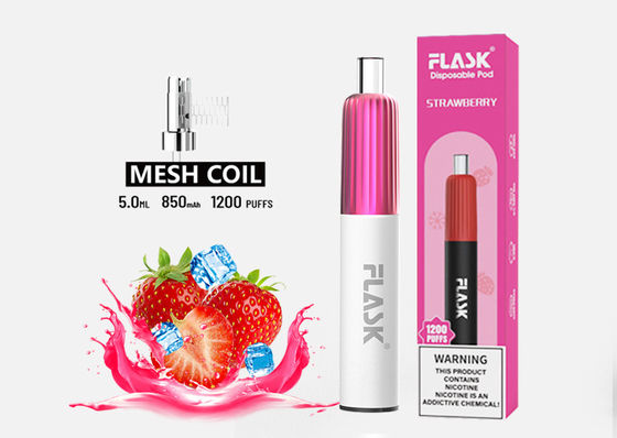 5.0ml 1200 Puffs ইলেকট্রনিক ভ্যাপোরাইজার সিগারেট ডিসপোজেবল