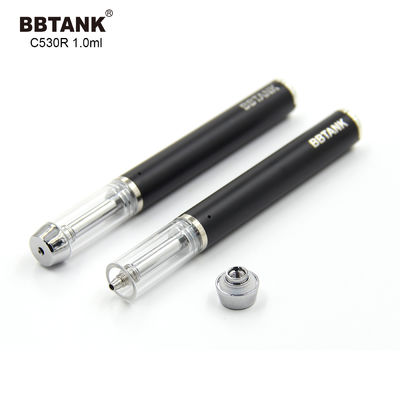 সিলভার 1.0ml CBD ডিসপোজেবল Vape ডিভাইস, 1.5ohm CBD Oil Vape Pen