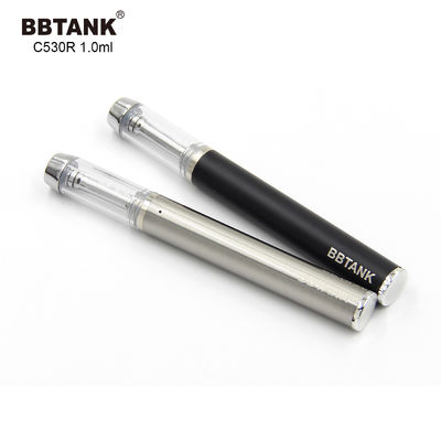 সিলভার 1.0ml CBD ডিসপোজেবল Vape ডিভাইস, 1.5ohm CBD Oil Vape Pen