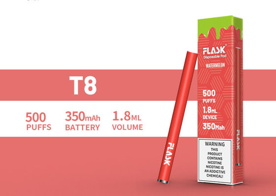 পাইকারি 500puffs 12 স্বাদ ক্যাফিন / শক্তি ভ্যাপ স্টিক নিক্সাল্ট ডিসপোজেবল ই-সিগারেট