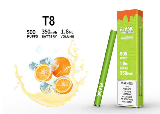 FCC 1.8ml ডিসপোজেবল Vape Pod ডিভাইস, 1.5oHM ইলেকট্রনিক Vape কলম