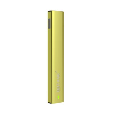 হলুদ 3.7V 350mAh ডিসপোজেবল ইলেকট্রনিক সিগারেট ভ্যাপিং ডিভাইস