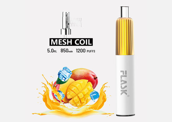 3.7V 5ml ডিসপোজেবল পড ভ্যাপোরাইজার ই সিগ স্টার্টার কিটস মেশ কয়েল দিয়ে