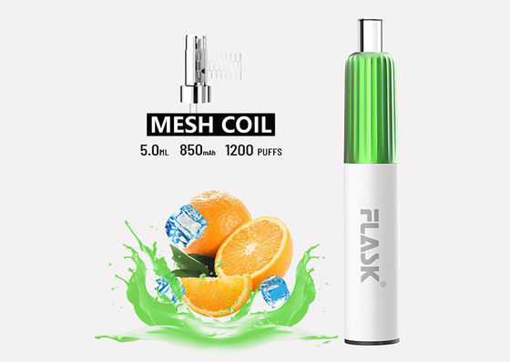 3.7V 5ml ডিসপোজেবল পড ভ্যাপোরাইজার ই সিগ স্টার্টার কিটস মেশ কয়েল দিয়ে