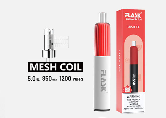 OEM স্ট্রবেরি আইস 5g ডাবল ফ্লেভার ডিসপোজেবল Vape Pod ডিভাইস