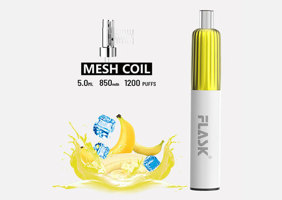850mAh 2% নিকোটিন লবণ স্বাদযুক্ত বাষ্পীভবন কলম জাল কুণ্ডলী ভ্যাপ প্রাক ভরা শুঁটি