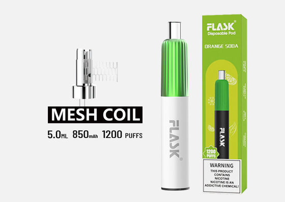 ODM 5ml ডুয়েল ফ্লেভার ডিসপোজেবল Vape Pod ROHS সার্টিফিকেশন