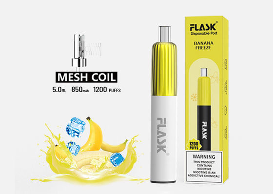 ODM 5ml ডুয়েল ফ্লেভার ডিসপোজেবল Vape Pod ROHS সার্টিফিকেশন