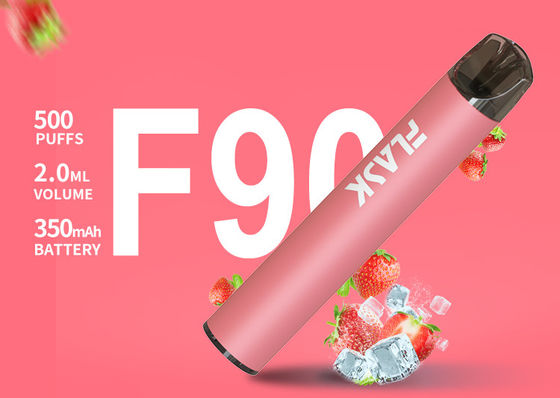 CE 350mah ডিসপোজেবল Vape Pod ডিভাইস, 500puff ইলেকট্রনিক তরল সিগারেট
