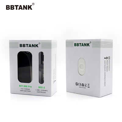Varnishing Vape Pen Packaging Box, Foldable THC Oil Cartridge Packaging