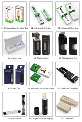 পুনর্ব্যবহৃত CBD তেল Vape শিশু প্রতিরোধী প্রাক রোল বক্স রোশ অনুমোদিত