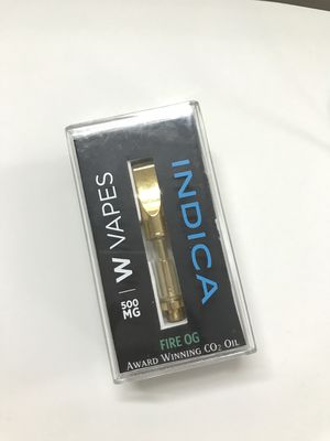 Varnishing Vape Pen Packaging Box, Foldable THC Oil Cartridge Packaging