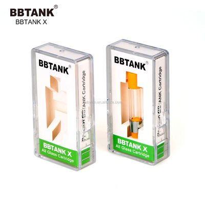 0.5ml 510 থ্রেড কোয়ার্টজ গ্লাস তেল কার্টিজ তাপ প্রতিরোধী