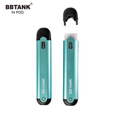 THC ডিসপোজেবল ভ্যাপ BBTANK ইন পড রিচার্জ E-cig 350mah পুরু তেল পড সিস্টেম ডেল্টা 8 ভ্যাপ পেন CBD তেল কলম