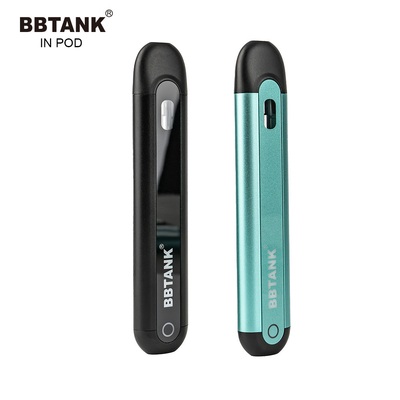 BBTANK ইন পড THC ডিস্টিলেট অয়েল ডিসপোজেবল ভ্যাপ ডিভাইস 2ml সিরামিক কয়েল ভ্যাপ পড 100% গুণমান নিয়ন্ত্রণ প্রক্রিয়া সহ