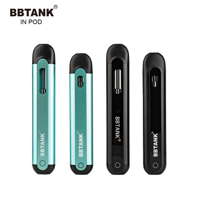 BBTANK ইন পড THC ডিস্টিলেট অয়েল ডিসপোজেবল ভ্যাপ ডিভাইস 2ml সিরামিক কয়েল ভ্যাপ পড 100% গুণমান নিয়ন্ত্রণ প্রক্রিয়া সহ