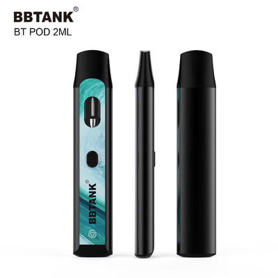 গাঁজা পুরু তেল ডেল্টা 8 HHC এর জন্য বোতাম সহ BBtank ডিসপোজেবল ভ্যাপ পড 2.0ml