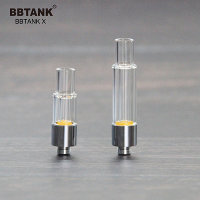 BBTANK কারখানার পাইকারি আসল ফুল গ্লাস কার্টিজ 0.5ml 1.0 2.0 গ্রাম, 510 থ্রেড, ফিট ওয়াইড রেঞ্জ সান্দ্রতা তেল
