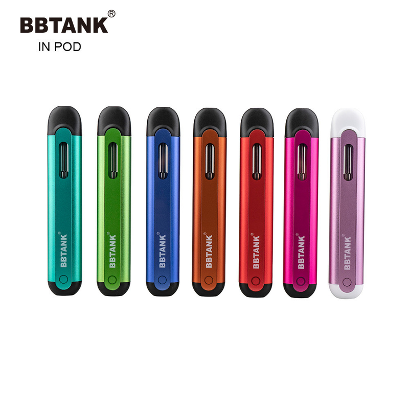 THC ডিসপোজেবল ভ্যাপ BBTANK ইন পড রিচার্জ E-cig 350mah পুরু তেল পড সিস্টেম ডেল্টা 8 ভ্যাপ পেন CBD তেল কলম